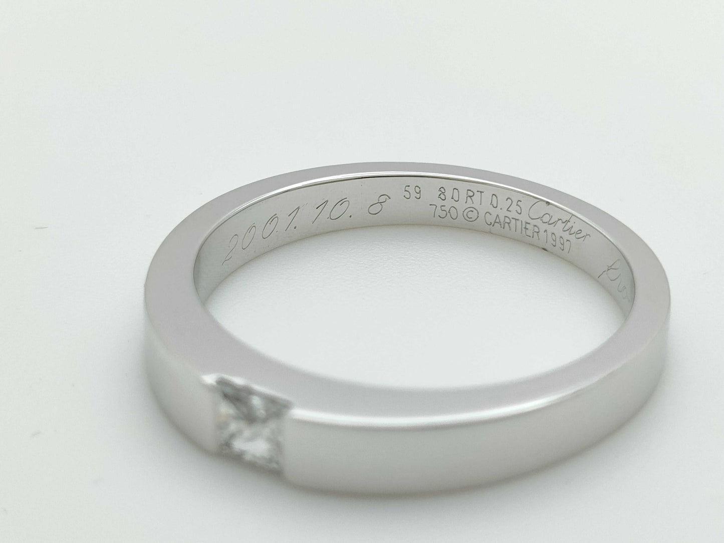 Cartier Tank #59 1PD WG 750 6.5g Ring 