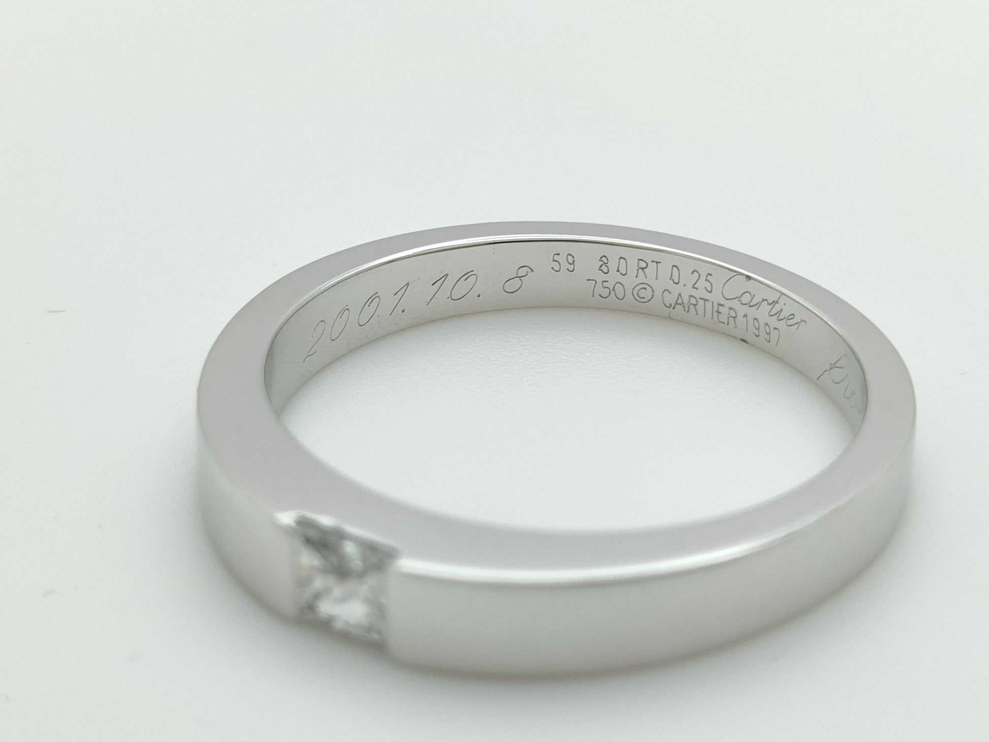 Cartier Tank #59 1PD WG 750 6.5g Ring 