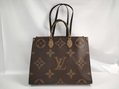 LOUIS VUITTON Monogram On the Go Handbag Tote Bag