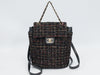 CHANEL Matelasse Tweed Backpack