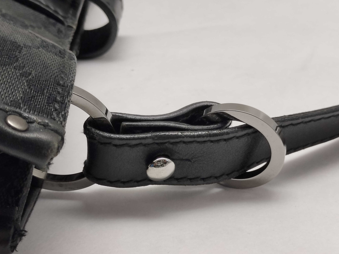 GUCCI GG Canvas GG Canvas Shoulder Bag 109104 Black Shoulder Bag