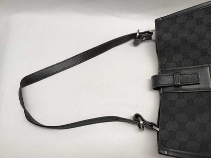 GUCCI GG Canvas GG Canvas Shoulder Bag 109104 Black Shoulder Bag