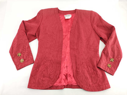 Yves Saint Laurent Rive Gauche gold button pattern jacket