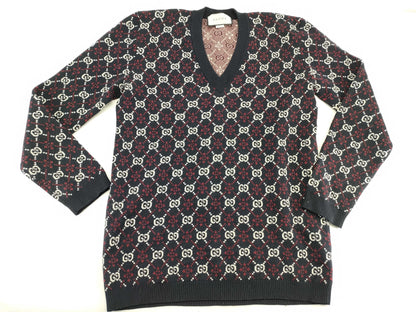 GUCCI Men's GG Pattern Knit Top