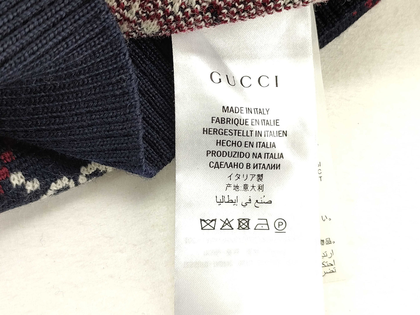 GUCCI Men's GG Pattern Knit Top