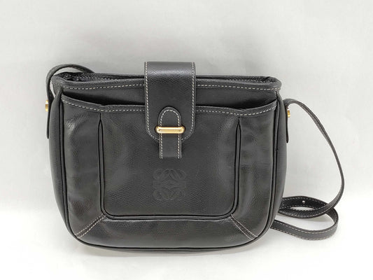 LOEWE Anagram Shoulder Bag Black Shoulder Bag