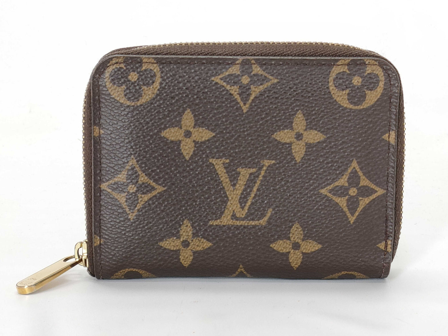 LOUIS VUITTON Monogram Zippy Coin Purse Wallet Coin Case