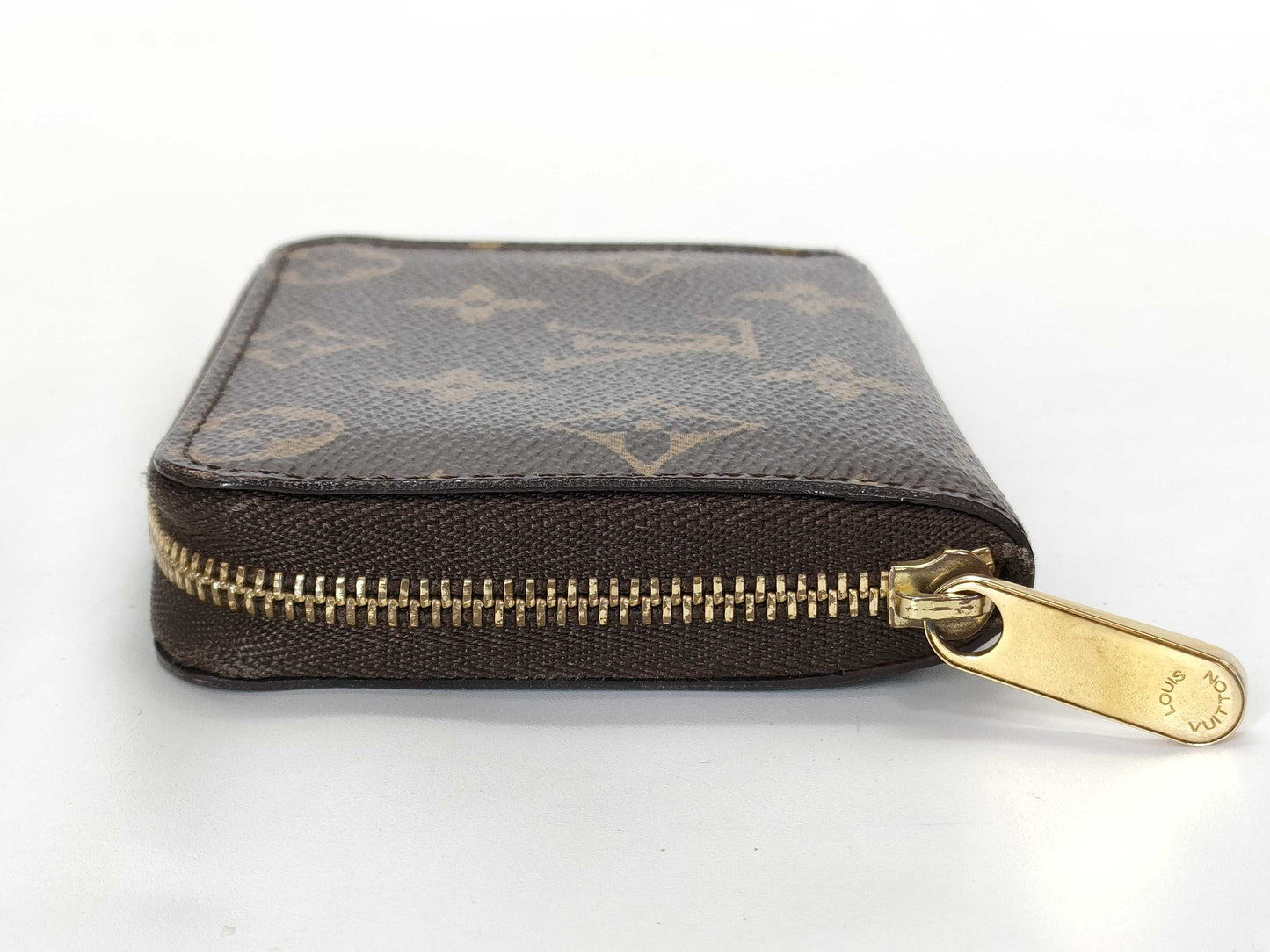 LOUIS VUITTON Monogram Zippy Coin Purse Wallet Coin Case