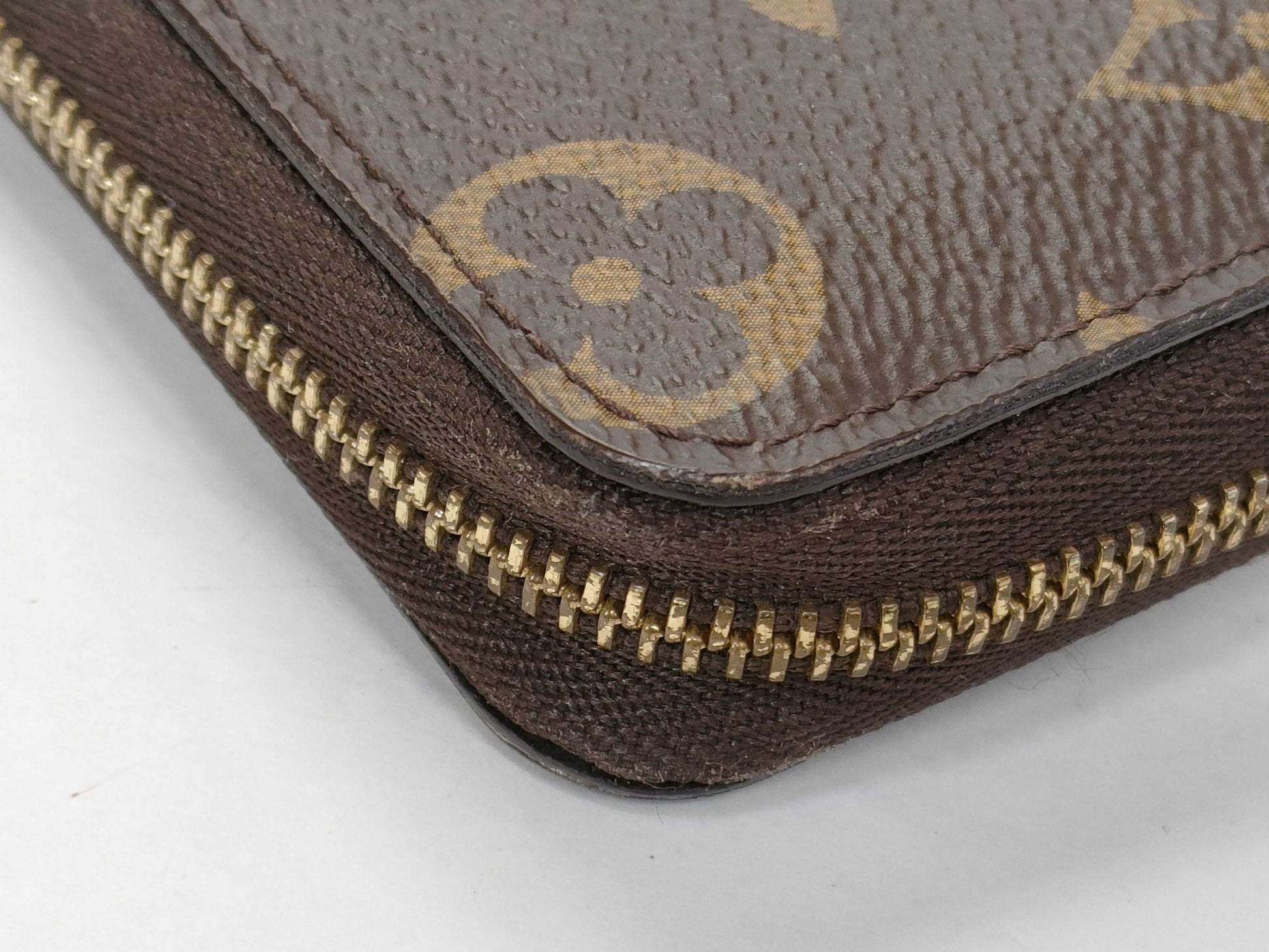 LOUIS VUITTON Monogram Zippy Coin Purse Wallet Coin Case