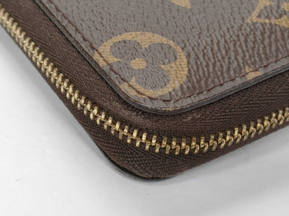 LOUIS VUITTON Monogram Zippy Coin Purse Wallet Coin Case