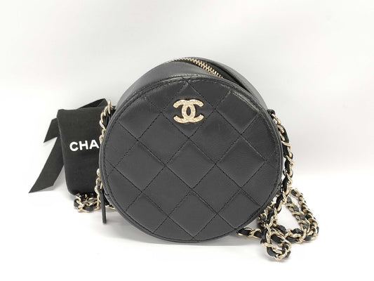 CHANEL Round Chain Shoulder Bag Shoulder Bag