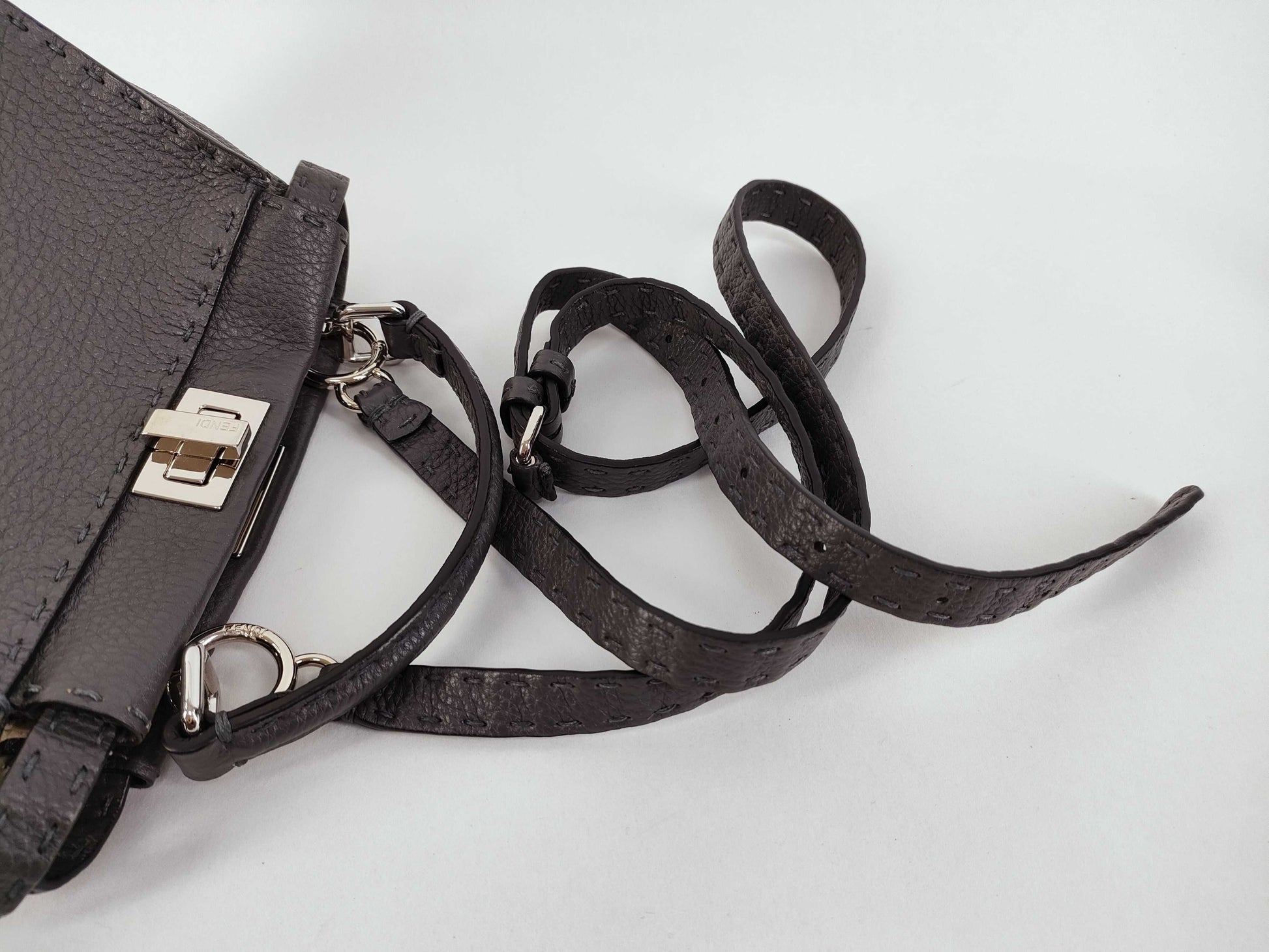 FENDI Selleria Peekaboo Mini 8BN244 2-Way Handbag