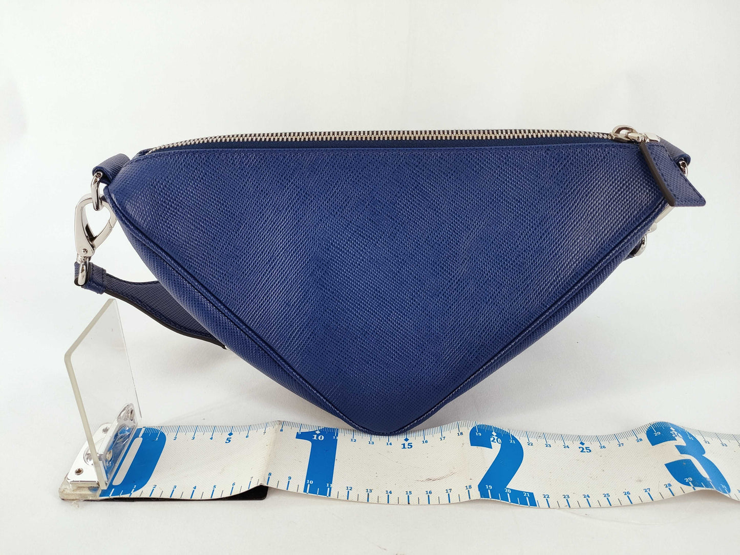 PRADA Triangle Leather Shoulder Bag