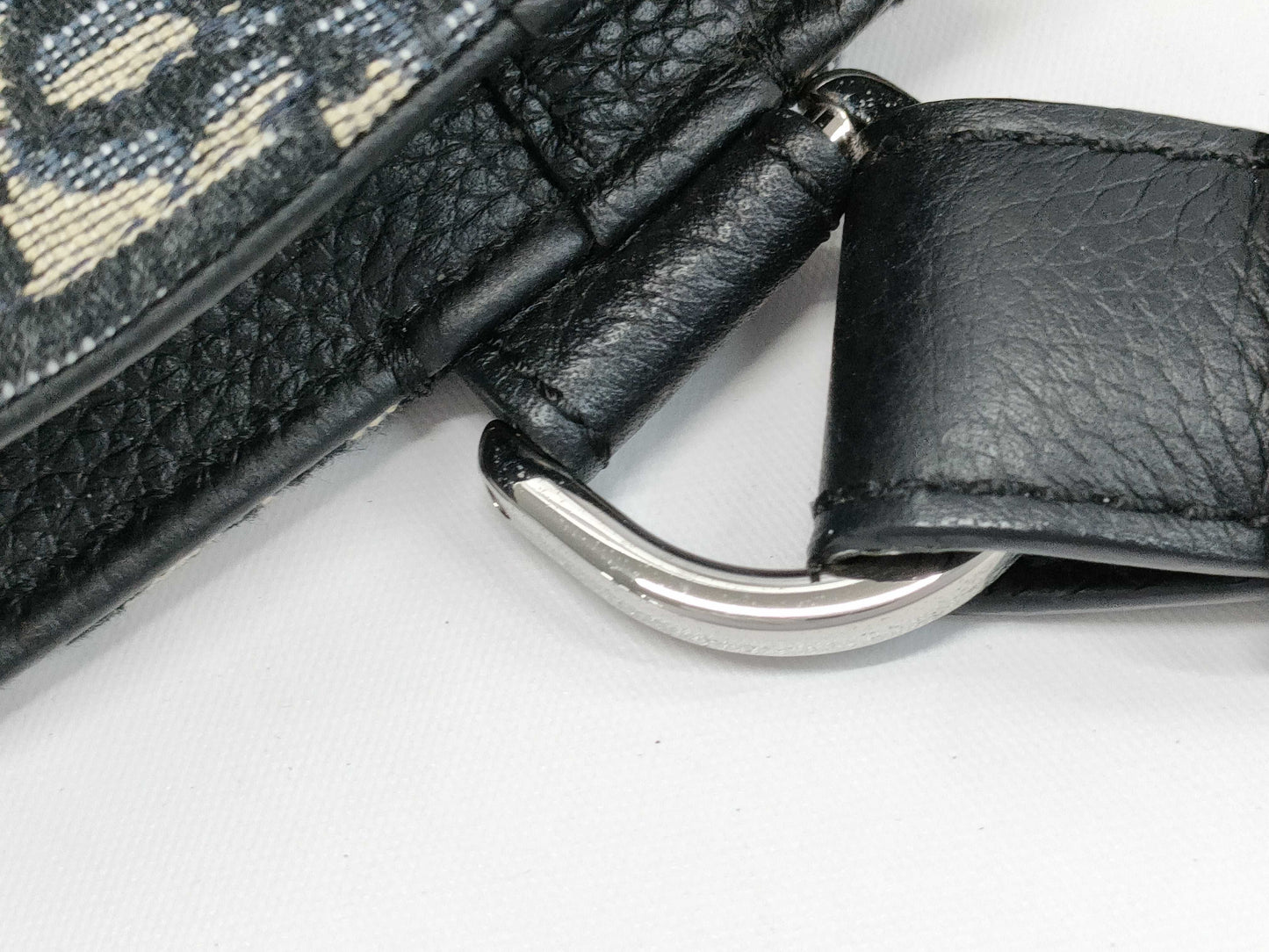 Dior Saddle Trotter Navy Shoulder Bag