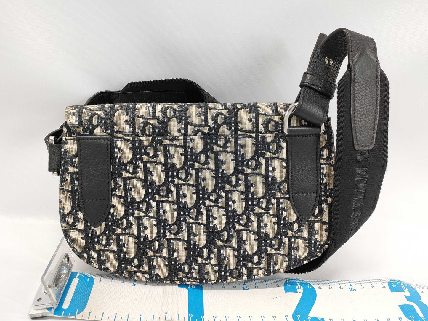 Dior Saddle Trotter Navy Shoulder Bag