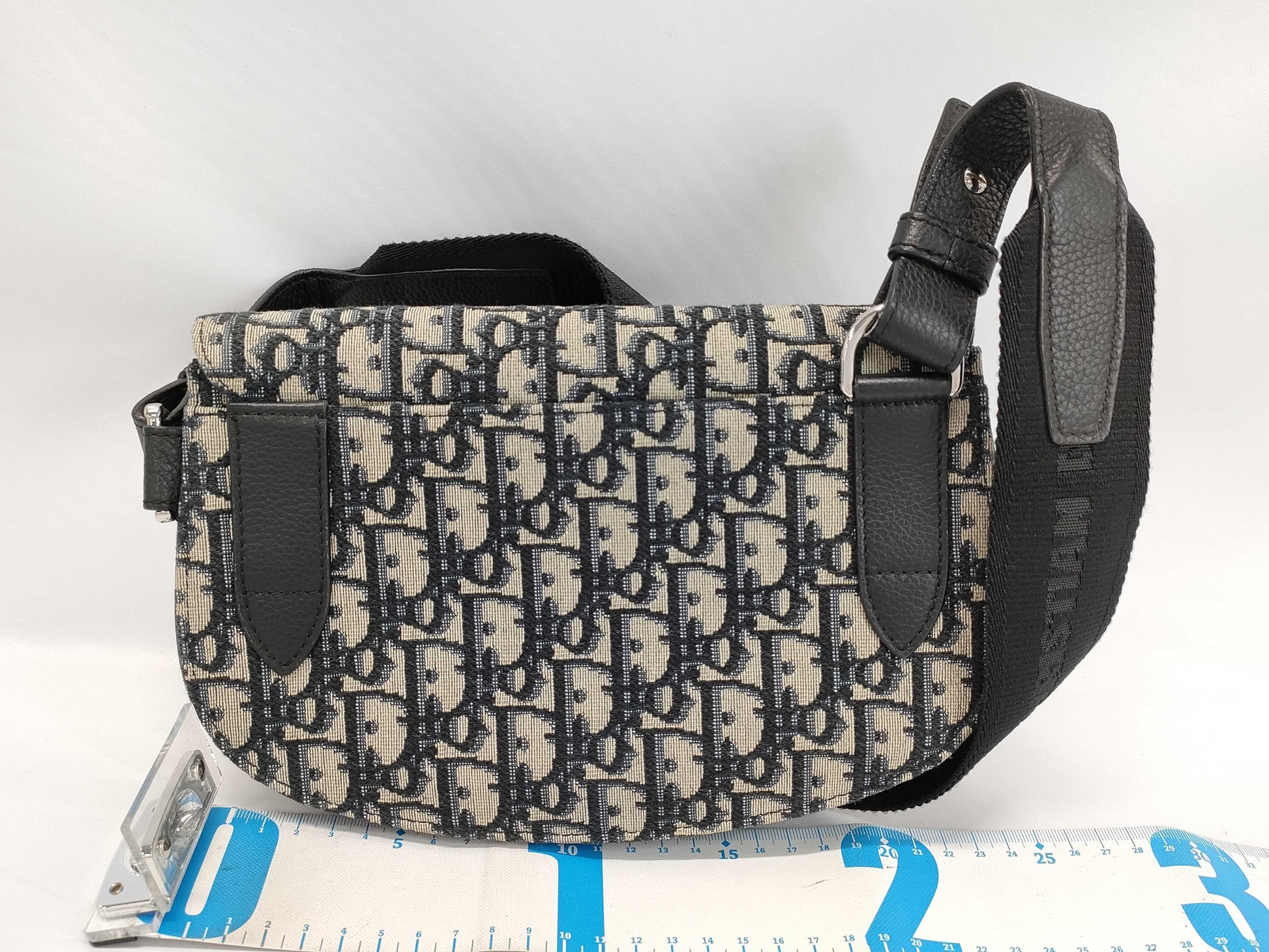 Dior Saddle Trotter Navy Shoulder Bag