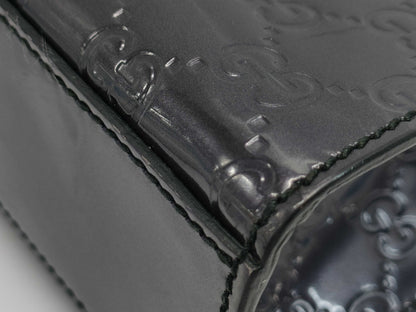 GUCCI Horsebit Chain Shoulder Bag 295402 Enamel Purple