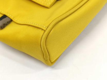 FENDI nylon yellow shoulder bag