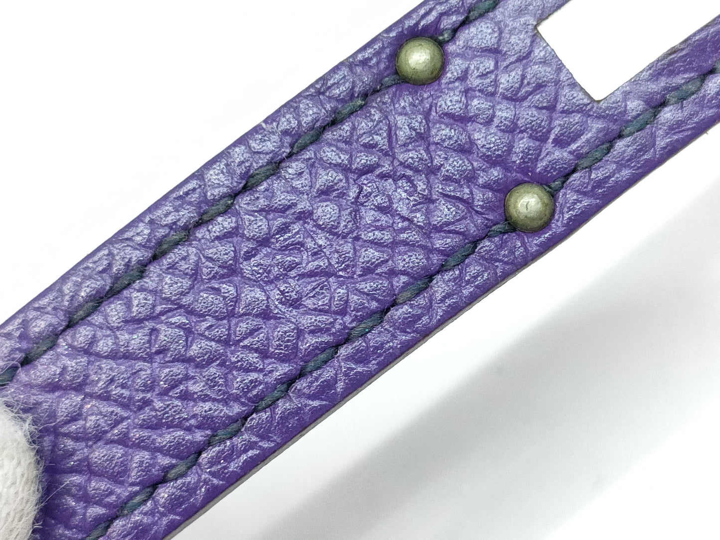 HERMES Kelly Wallet, Epson, Purple, P Stamped Wallet