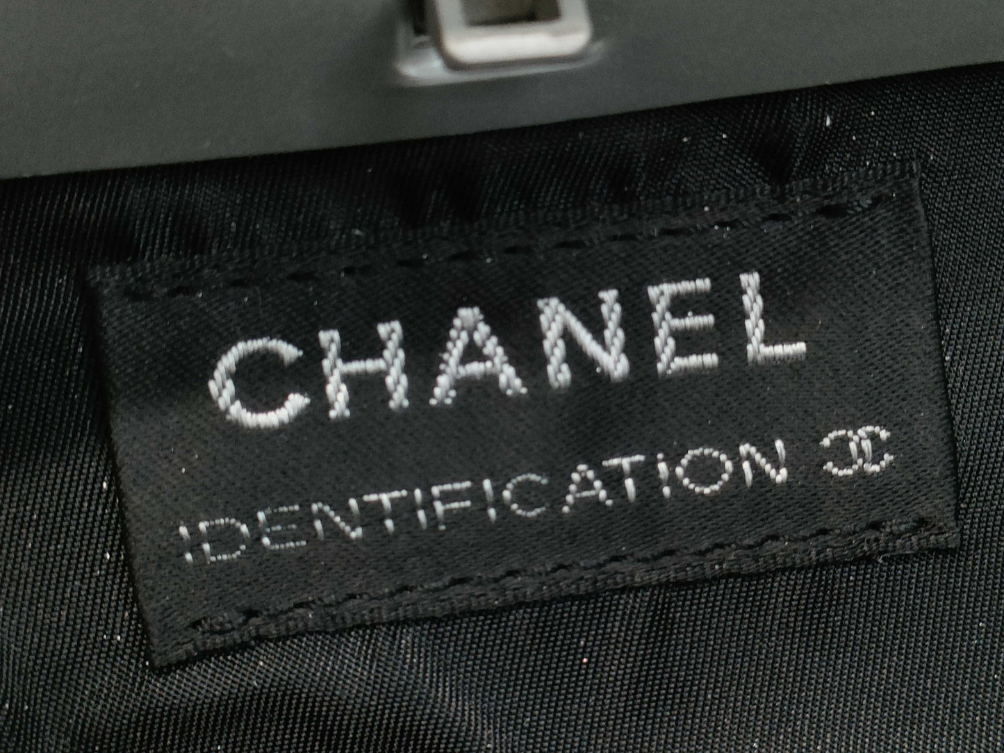 CHANEL Wool Hip Bag Gray Shoulder Bag