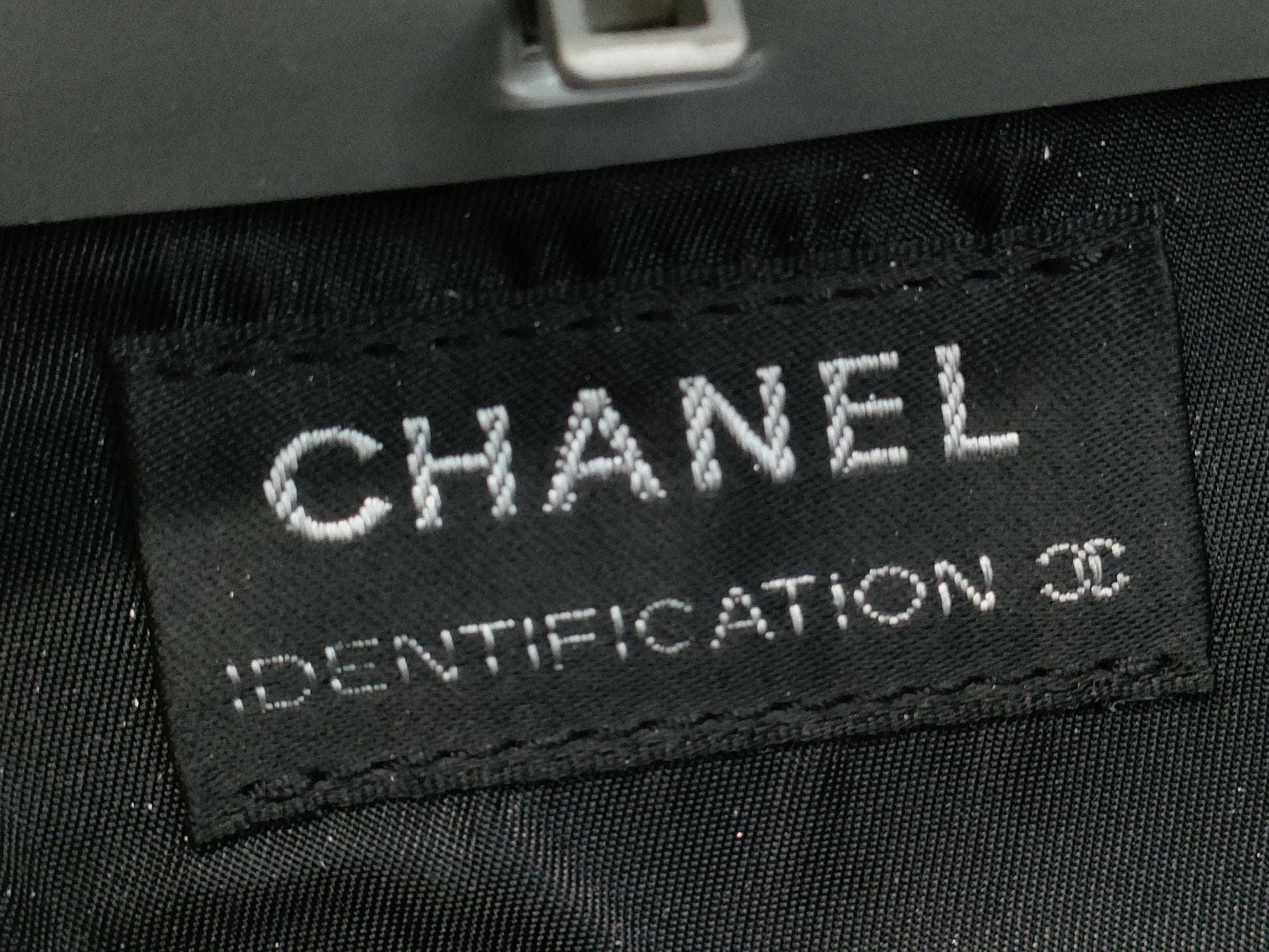 CHANEL Wool Hip Bag Gray Shoulder Bag