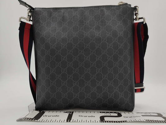 GUCCI 474137 GG Supreme Sherry Line Shoulder Bag
