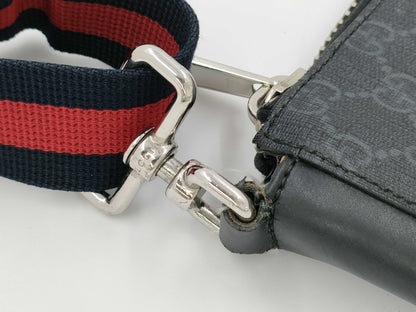 GUCCI 474137 GG Supreme Sherry Line Shoulder Bag