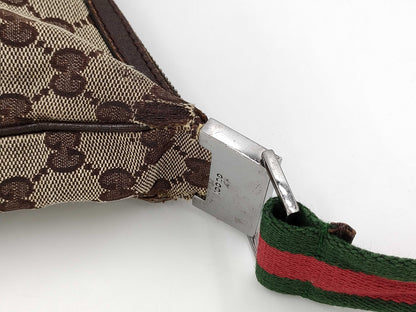 GUCCI GG Canvas Sherry Line Shoulder Bag