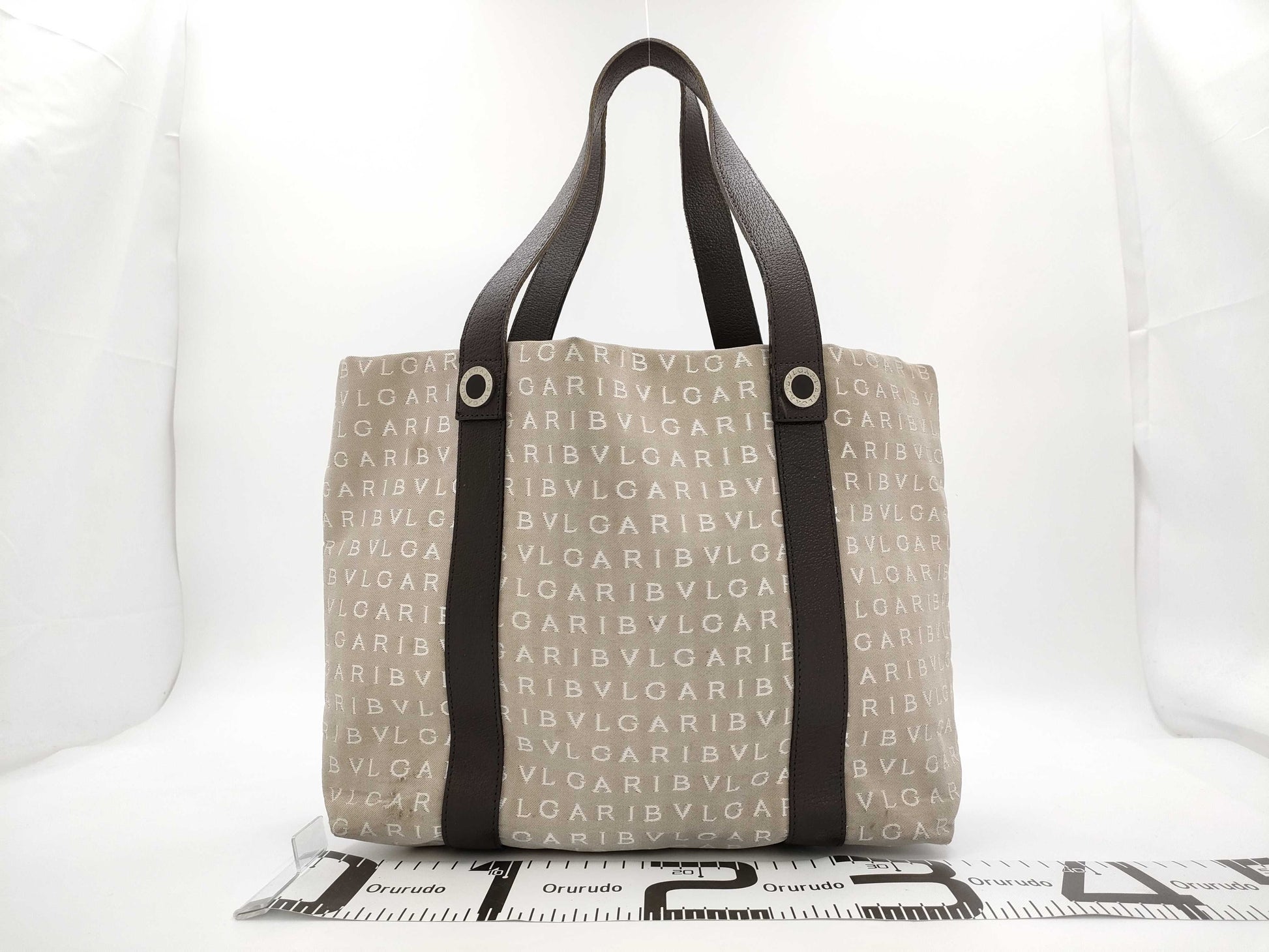 BVLGARI Logomania Canvas Tote Bag