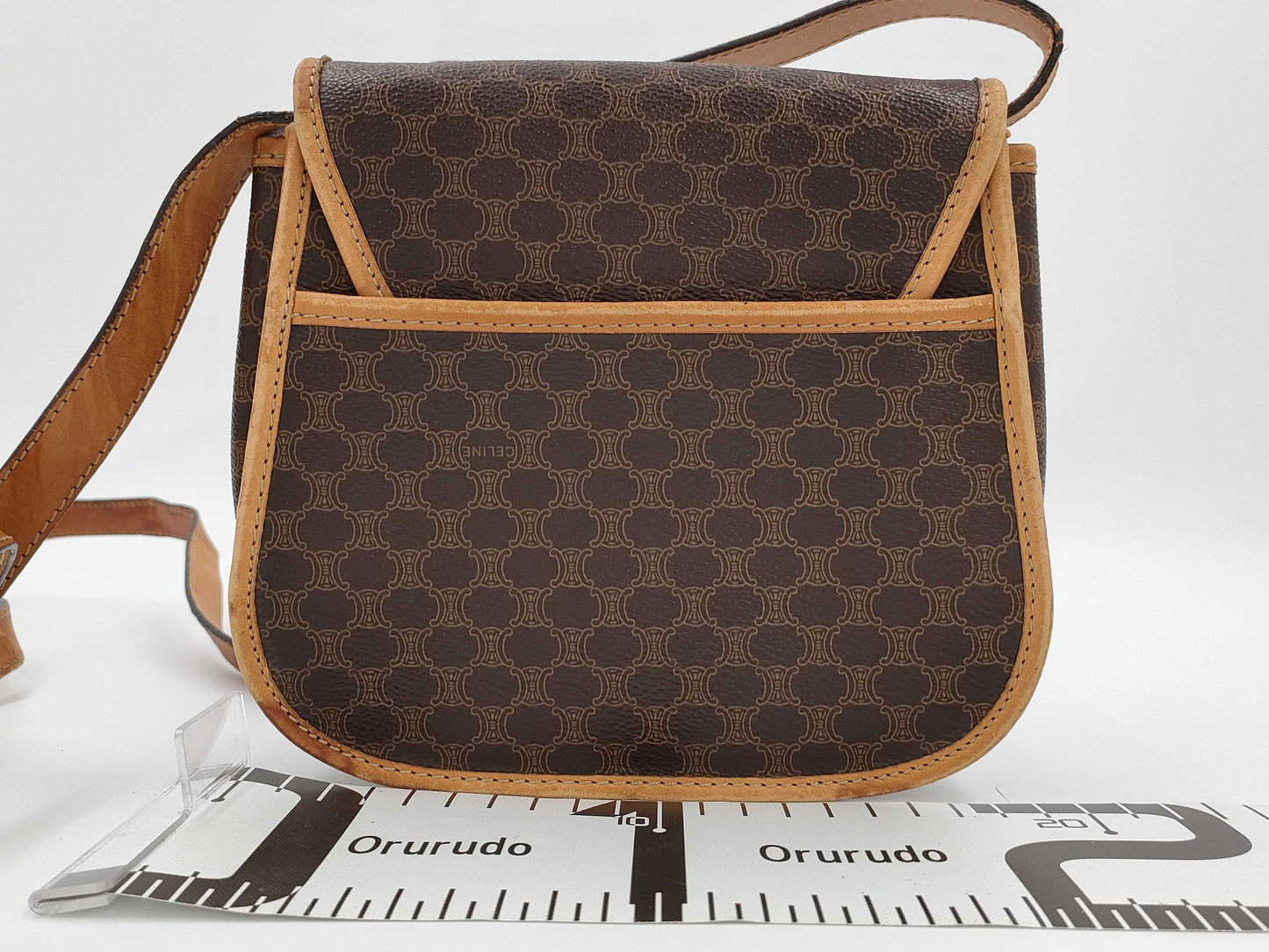 CELINE Macadam Gancini Shoulder Bag