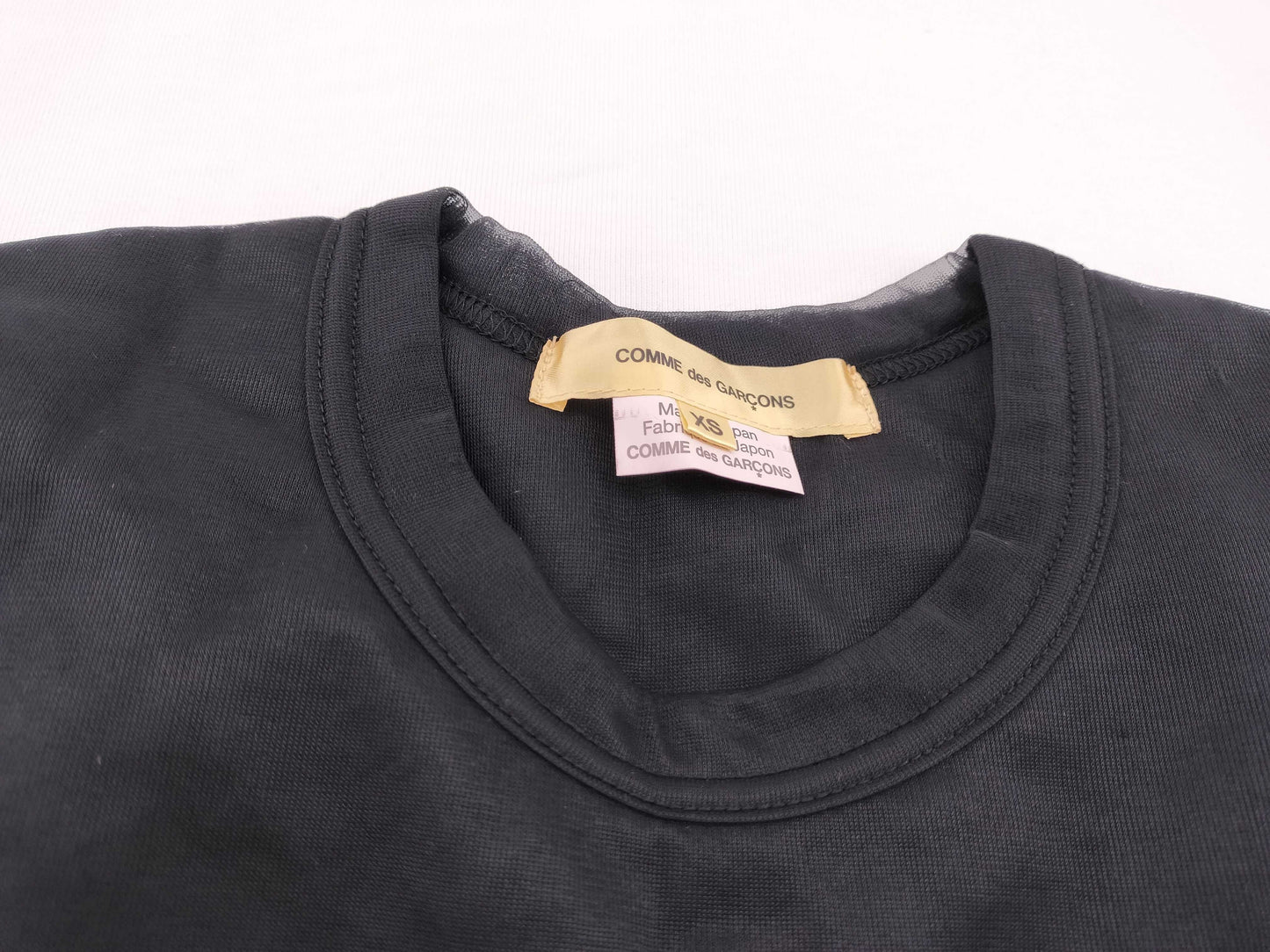 COMME des GARCONS COMME des GARCONS See-through Top in Black AD2017