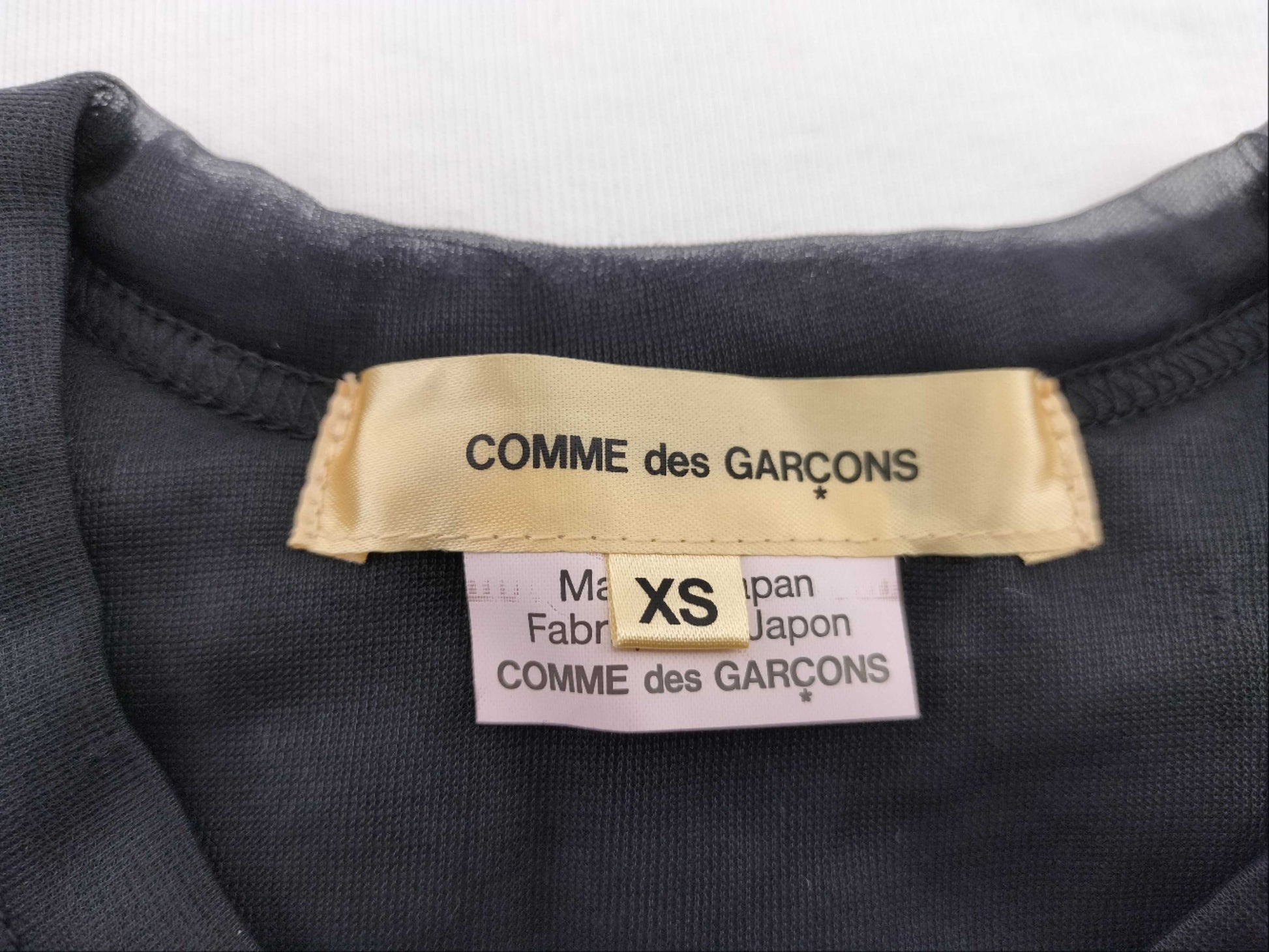 COMME des GARCONS COMME des GARCONS See-through Top in Black AD2017