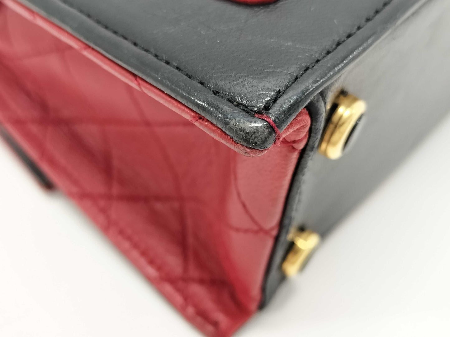 CHANEL Matelasse Mini Chain Shoulder Bag, Two-Tone