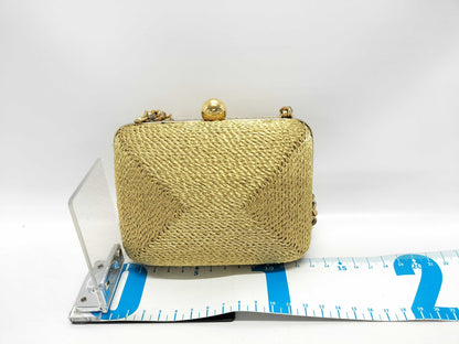 CHANEL Mesh Chain Shoulder Bag in Gold