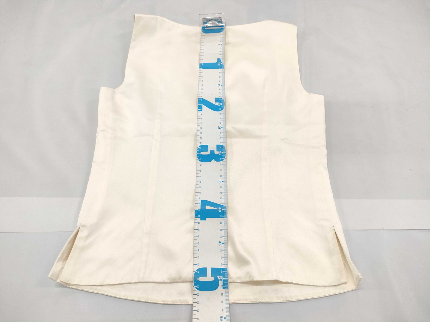 CHANEL Sleeveless Beige 07A #36 Top