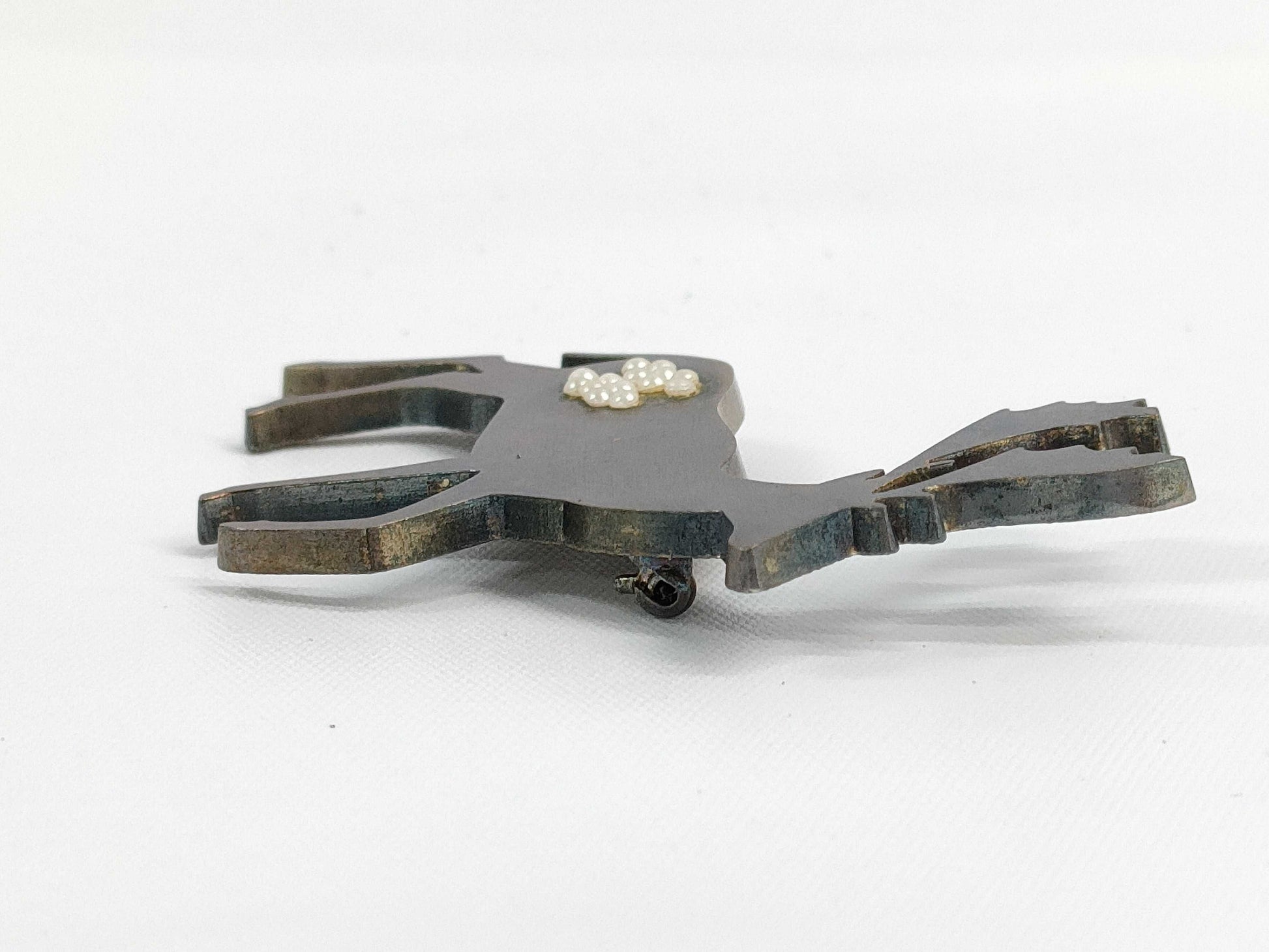 CHANEL Reindeer Pearl 01A Brooch Brooch