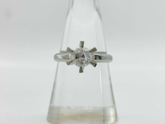 D1.002ct PT900 6.3g Ring 