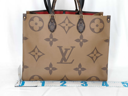 LOUIS VUITTON On the Go GM Reverse Tote Bag