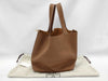 HERMES Picotin Lock MM Taurillon Clemence Gold Handbag