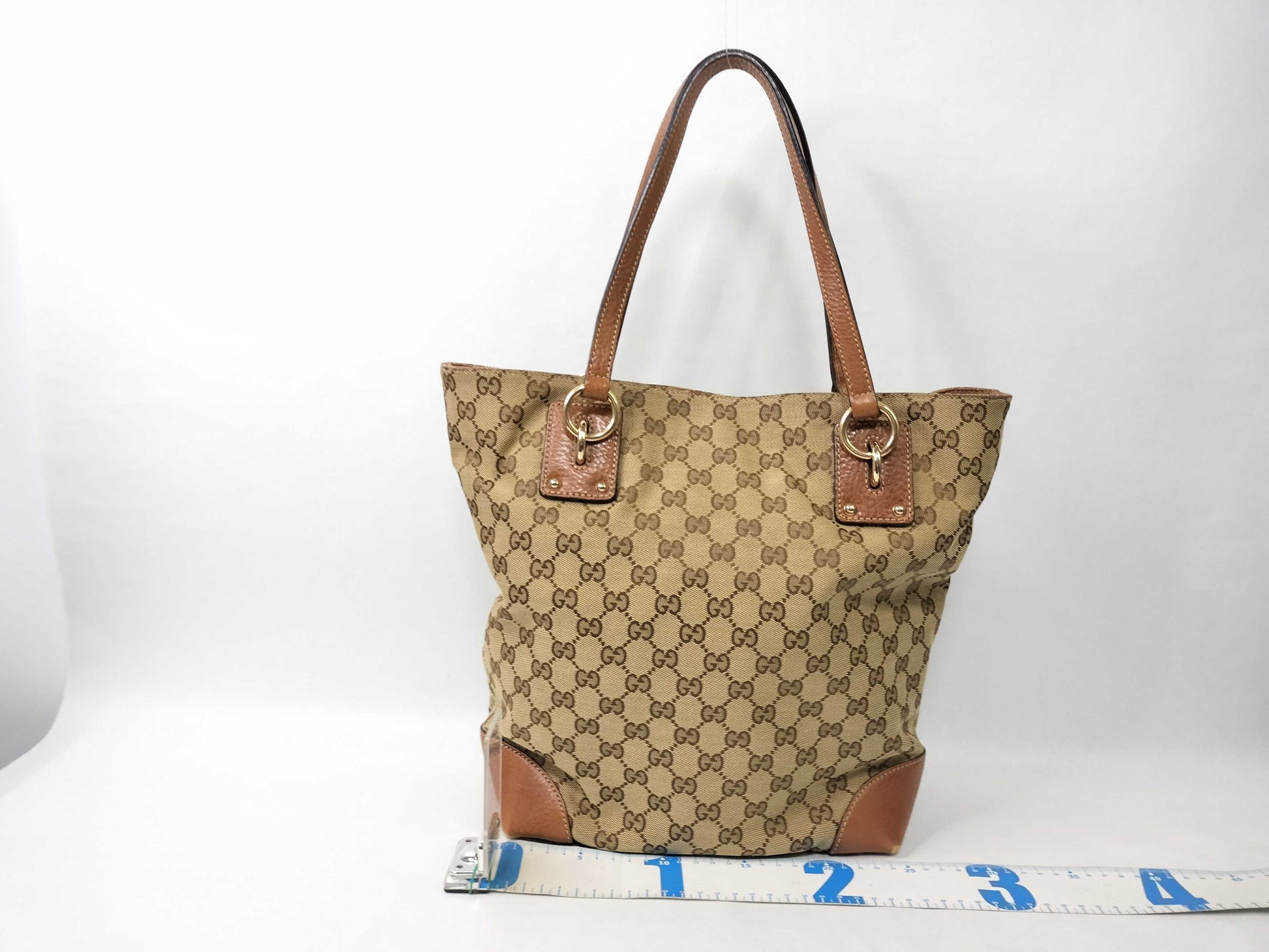 GUCCI GG GUCCI Canvas Tote Z6559 Tote Bag