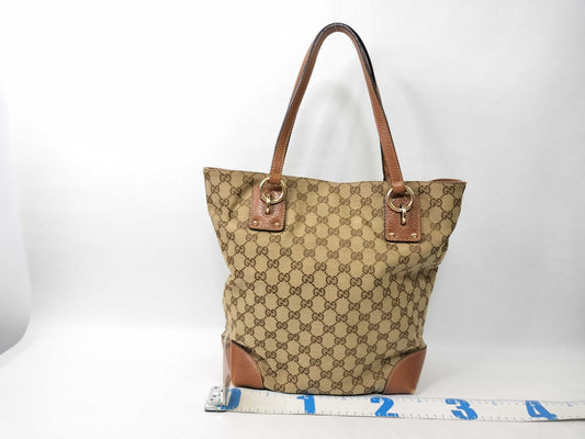 GUCCI GG GUCCI Canvas Tote Z6559 Tote Bag