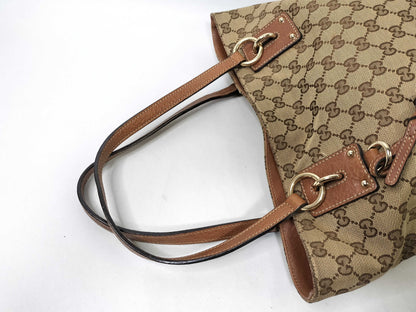 GUCCI GG GUCCI Canvas Tote Z6559 Tote Bag