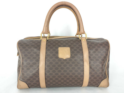 CELINE Macadam Hand Brown Boston Bag Z6692 Boston Bag