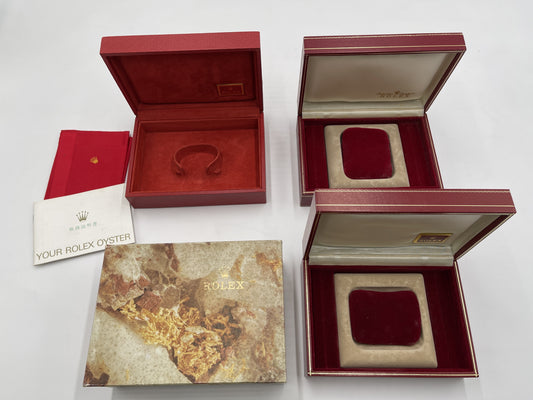 ROLEX Empty Box 3-Piece Set Other Accessories