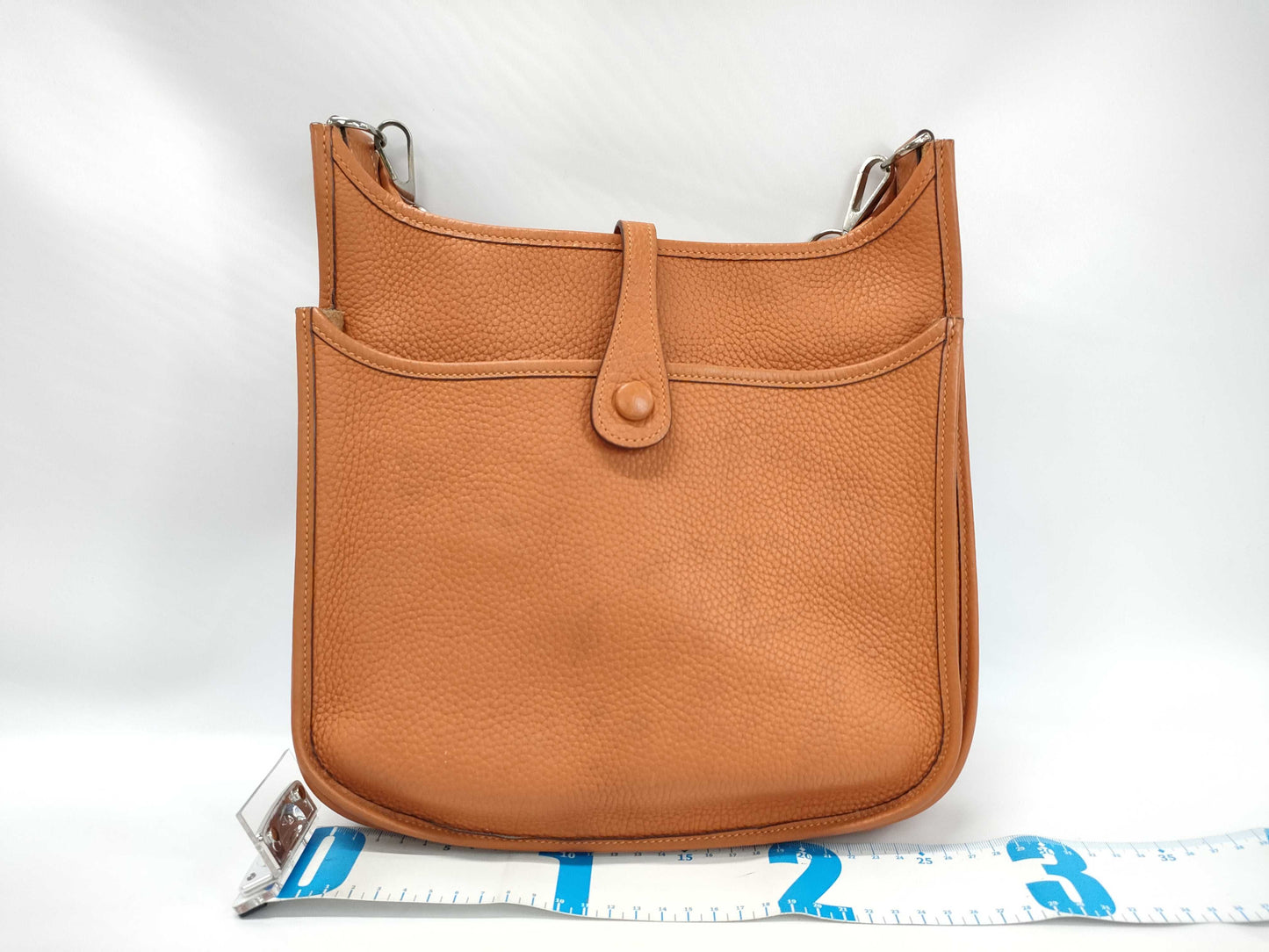 HERMES Evelyn 2PM Orange H Shoulder Bag