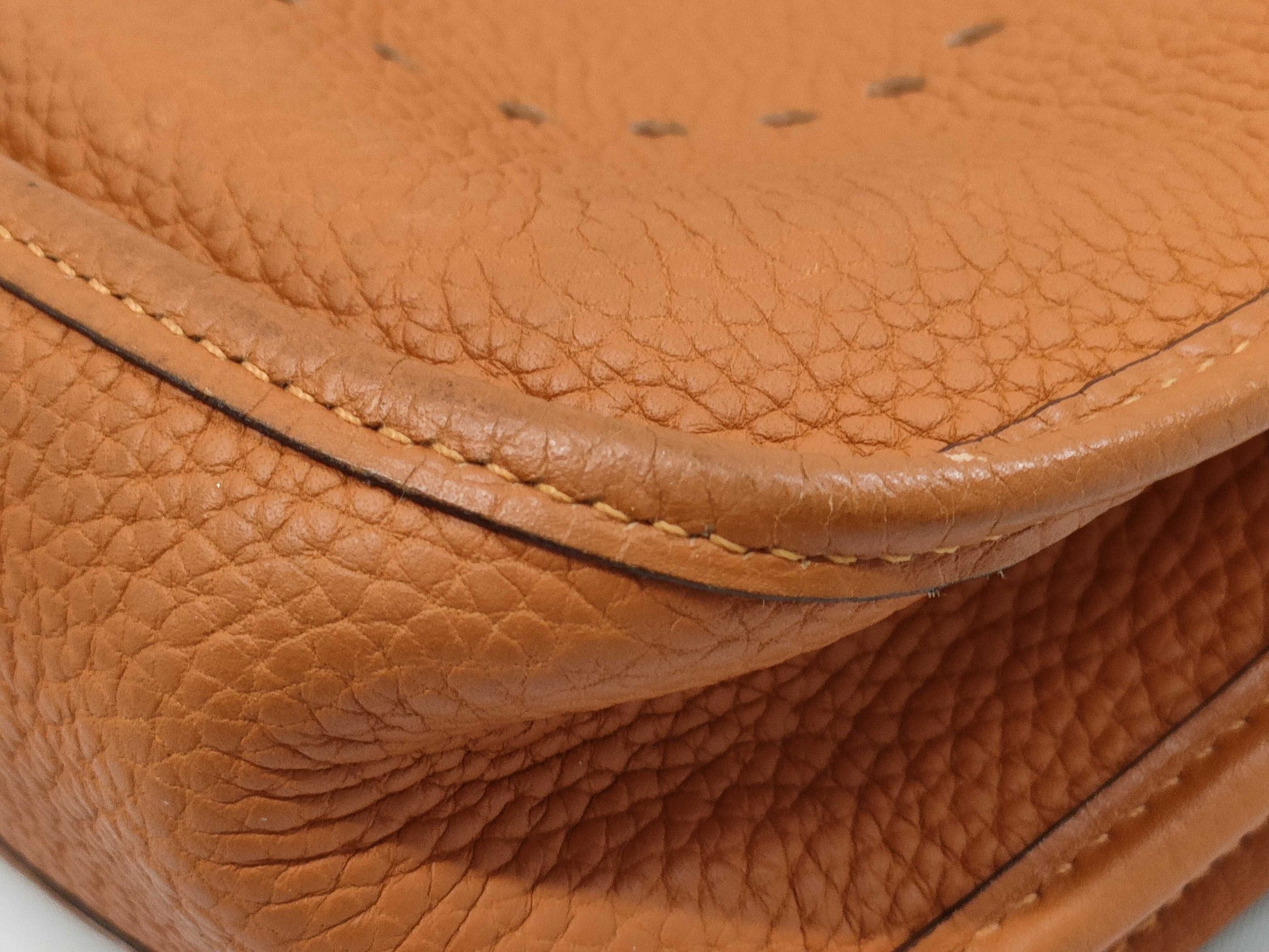 HERMES Evelyn 2PM Orange H Shoulder Bag