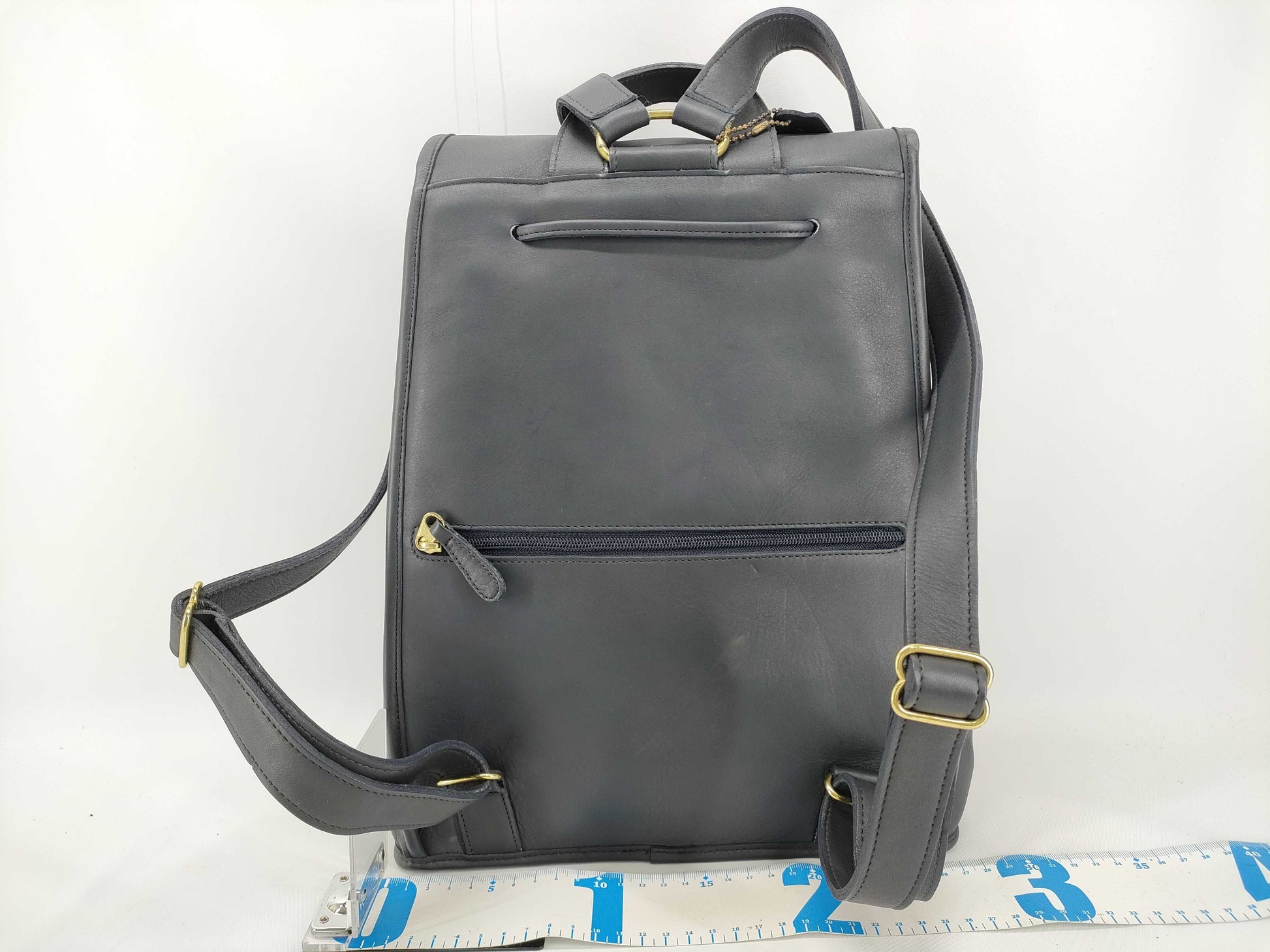 COACH Old Turnlock Backpack Black Rucksack