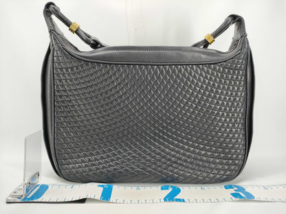 BALLY Old Quilted Shoulder Bag Black Shoulder Bag