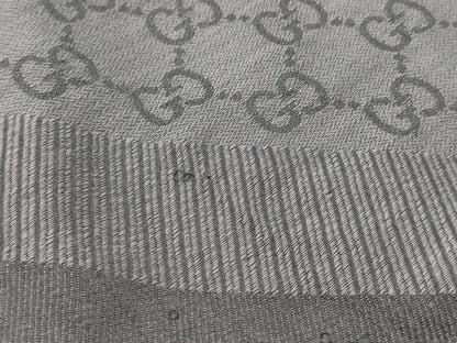 GUCCI Gucci Stole Gray Scarf