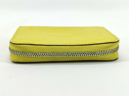 LOUIS VUITTON Epi Zippy Coin Purse in Yellow